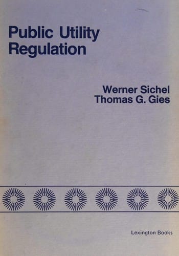 Public utility regulation