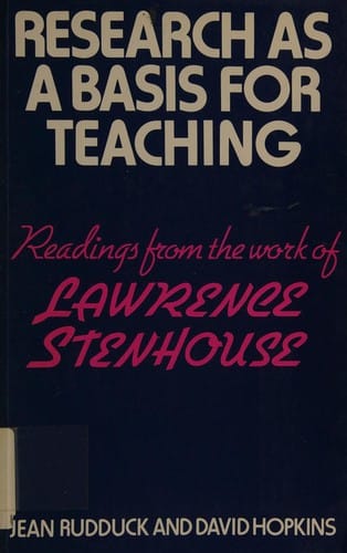 Research as a basis for teaching