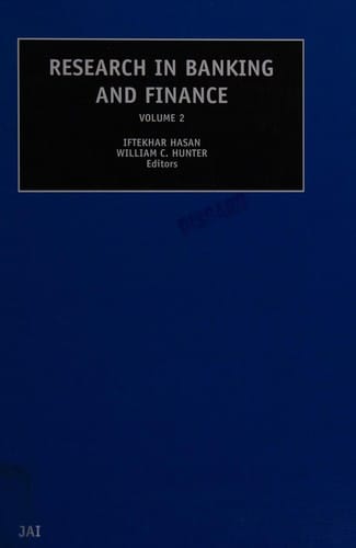 Research in banking and finance