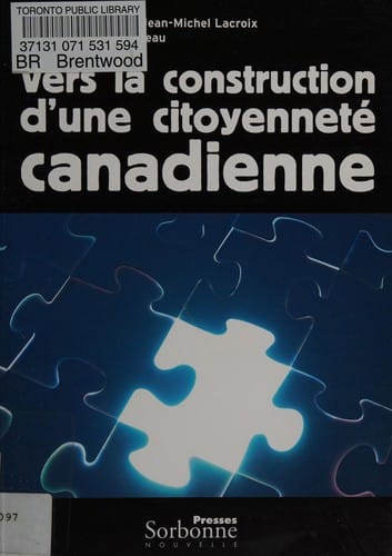 Vers la construction d'une citoyenneté canadienne