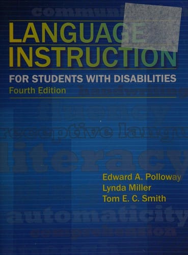 Language instruction for students with disabilities