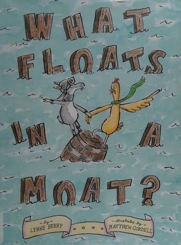 What floats in a moat?