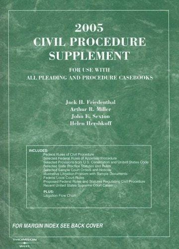 2005 civil procedure supplement