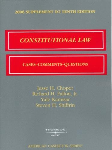 Constitutional Law 2006 Supplement
