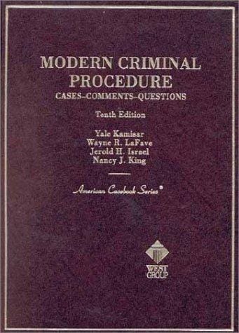 Modern criminal procedure
