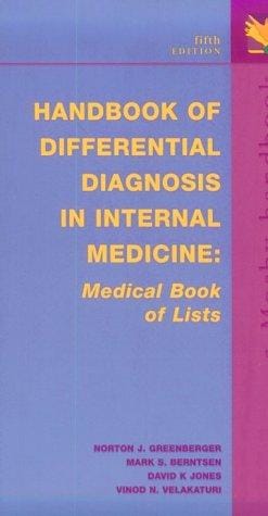 Handbook of differential diagnosis in internal medicine