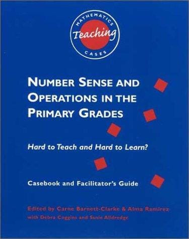 Number sense and operations in the primary grades