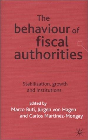 The behaviour of fiscal authorities