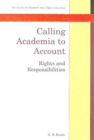 Calling academia to account