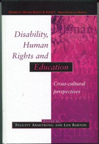 Disability, human rights and education