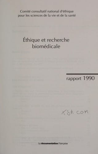 Éthique et recherche biomédicale