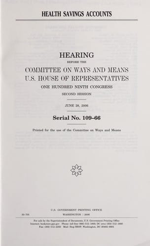 Health savings accounts