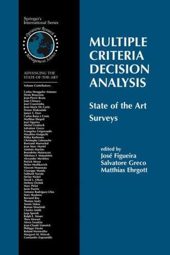 Multiple criteria decision analysis