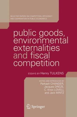 Public goods, environmental externalities and fiscal competition