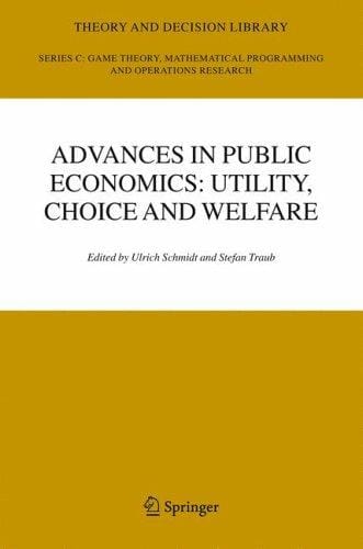 Advances in public economics