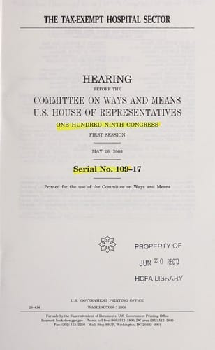 The tax-exempt hospital sector