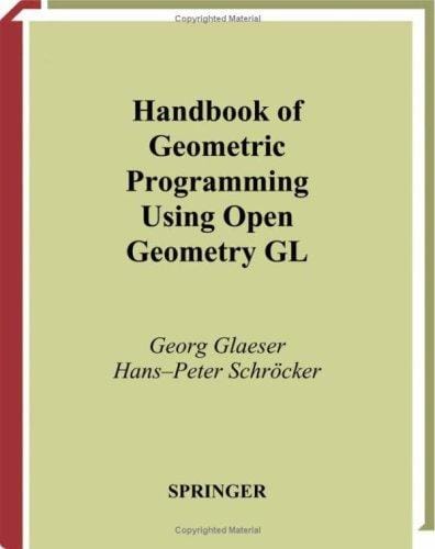 Handbook of geometric programming using Open Geometry GL