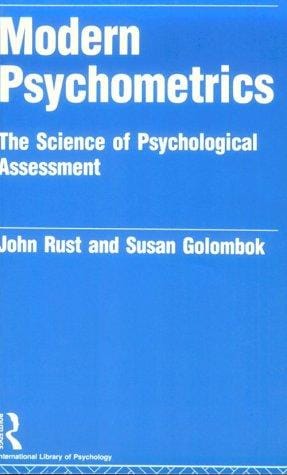 Modern psychometrics