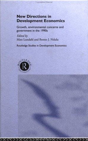 New Directions in development economics