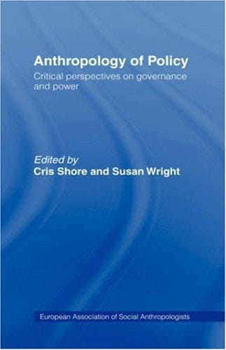 Anthropology of policy