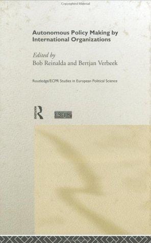 Autonomous policy making by international organizations