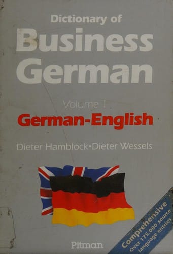 Dictionary of business German