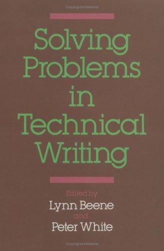 Solving problems in technical writing