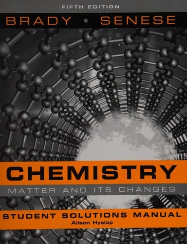 Chemistry, Student Solutions Manual