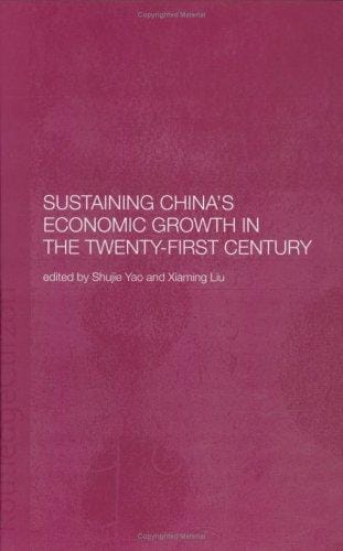 Sustaining China's economic growth in the twenty-first century
