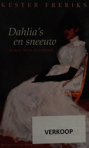 Dahlia's en sneeuw