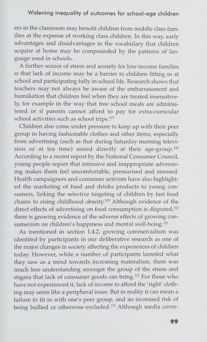 NARROWING THE GAP: THE FINAL REPORT OF FABIAN COMMISSION ON LIFE CHANCES AND CHILD POVERTY