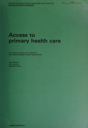 Access to primary health care