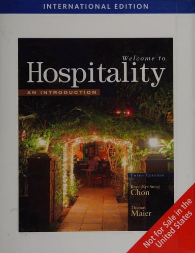 Welcome to hospitality-- an introduction