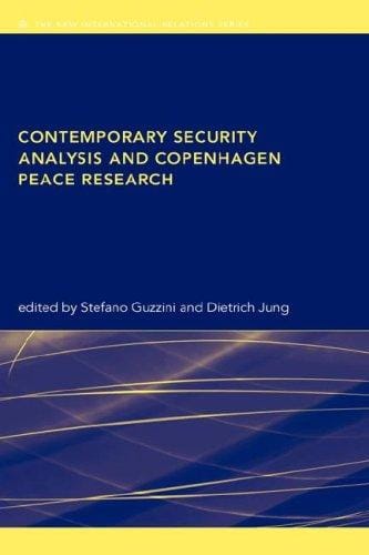 Contemporary security analysis and Copenhagen peace research