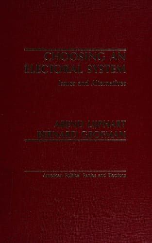 Choosing an electoral system