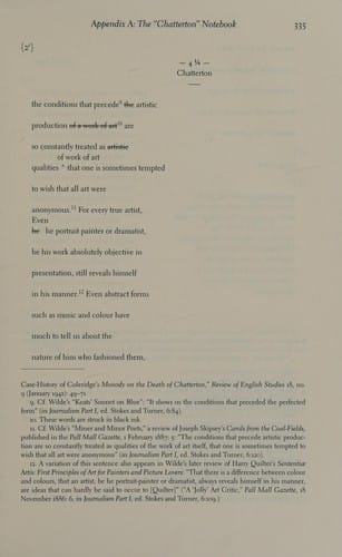 Oscar Wilde's Chatterton