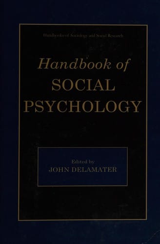 Handbook of social psychology