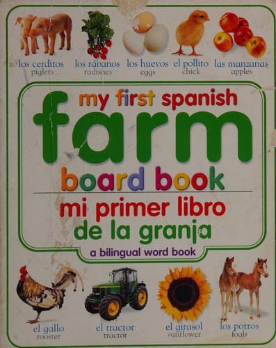 My first Spanish farm board book =