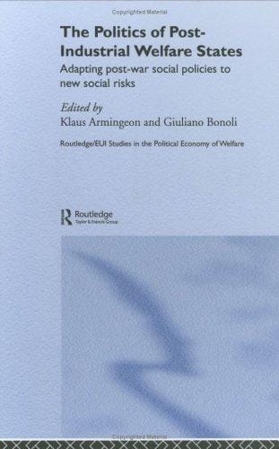 The politics of post-industrial welfare states