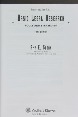 Basic legal research