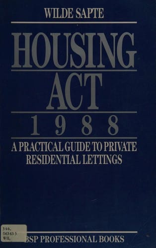 Housing Act 1988