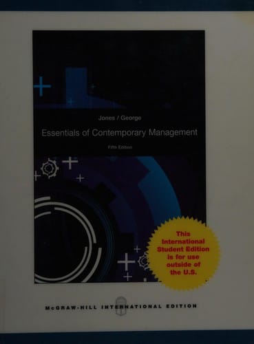 Essentials of contemporary management