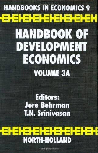 Handbook of development economics