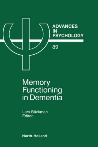 Memory functioning in dementia