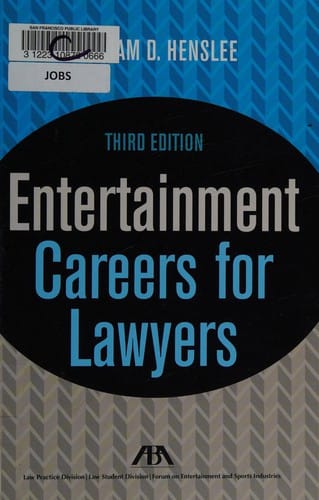 Entertainment careers for lawyers