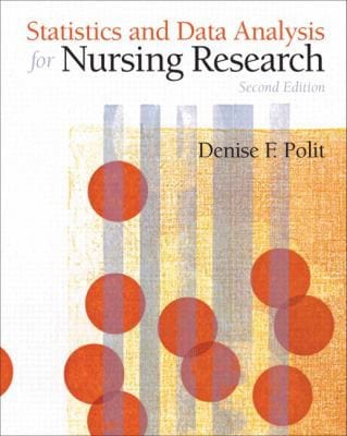 Statistics and data analysis for nursing research