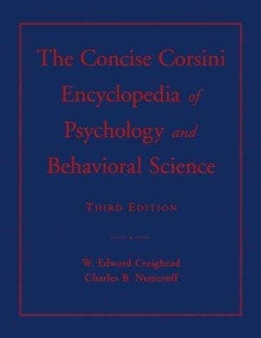Concise encyclopedia of psychology