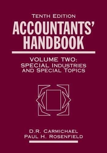Accountants' handbook