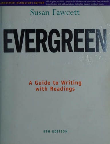 evergreen a guide to writing with feadingd (9th ed.) 2011