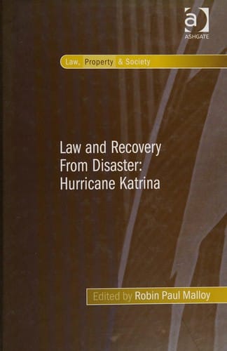 Law and recovery from disaster